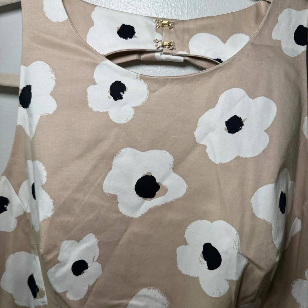 Kate Spade New York Faye floral bow in the back A-line party dress 4‎ $398